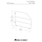 Rev-A-Shelf Steel, White, 0.75 in W, 18 in H, 20 in D, 19.66 in L, White 597-18-52 - alternate 6